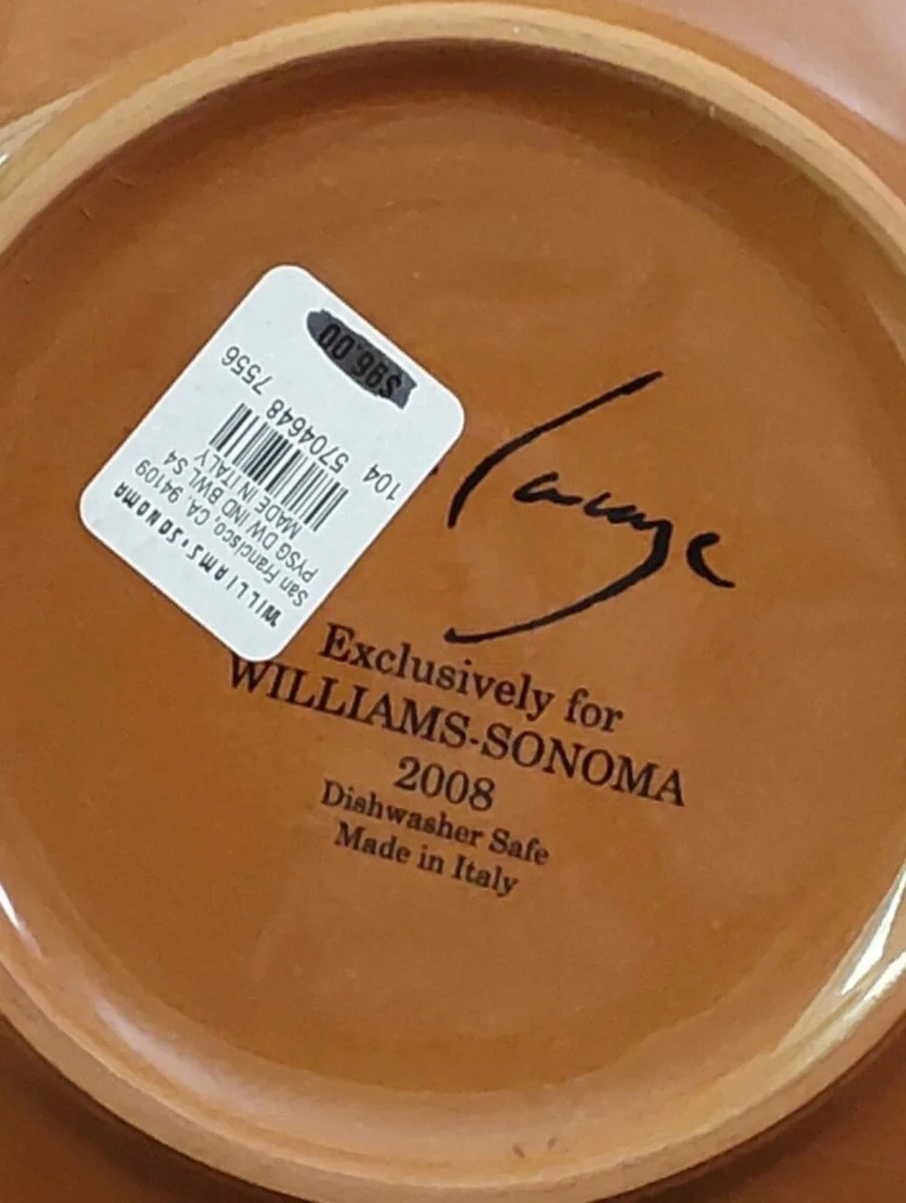 NEW Williams-Sonoma PAYSAGE SOUP/PASTA Bowls (2) 10
